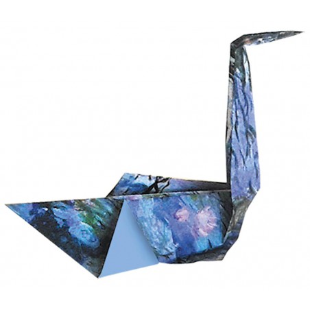 Fridolin Art Origami zwaan Claude Monet