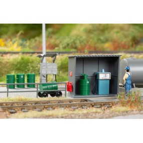 kleine-locomotief-tankstation-h0-auhagen-11469