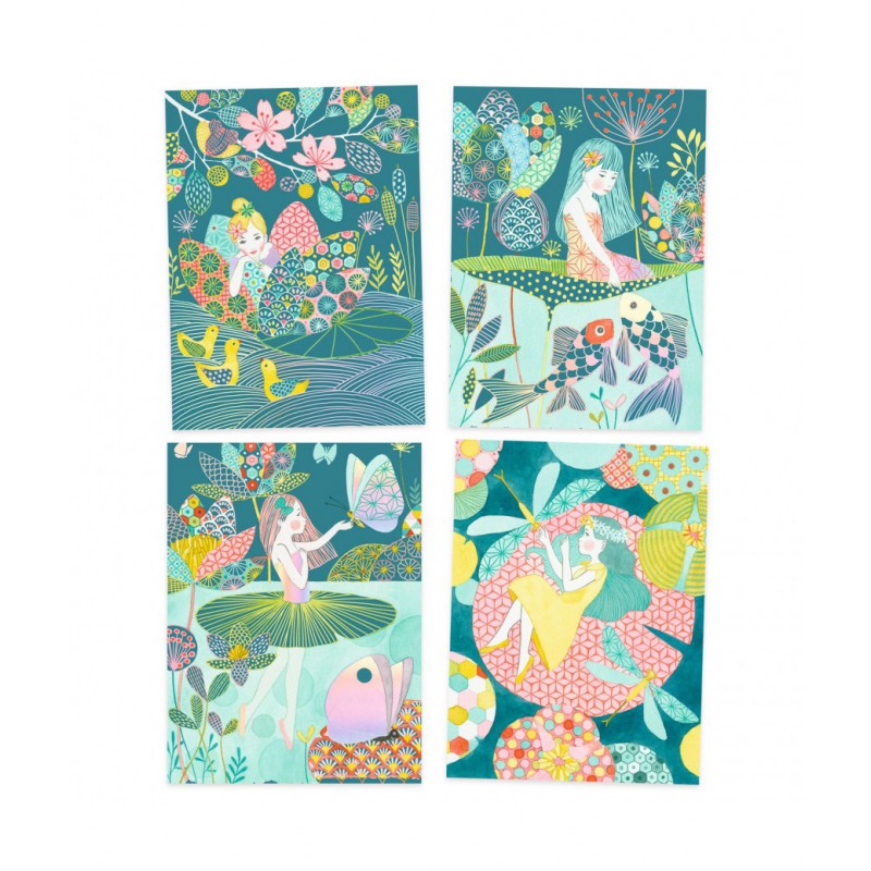 Djeco - Krasfolie, De vijver