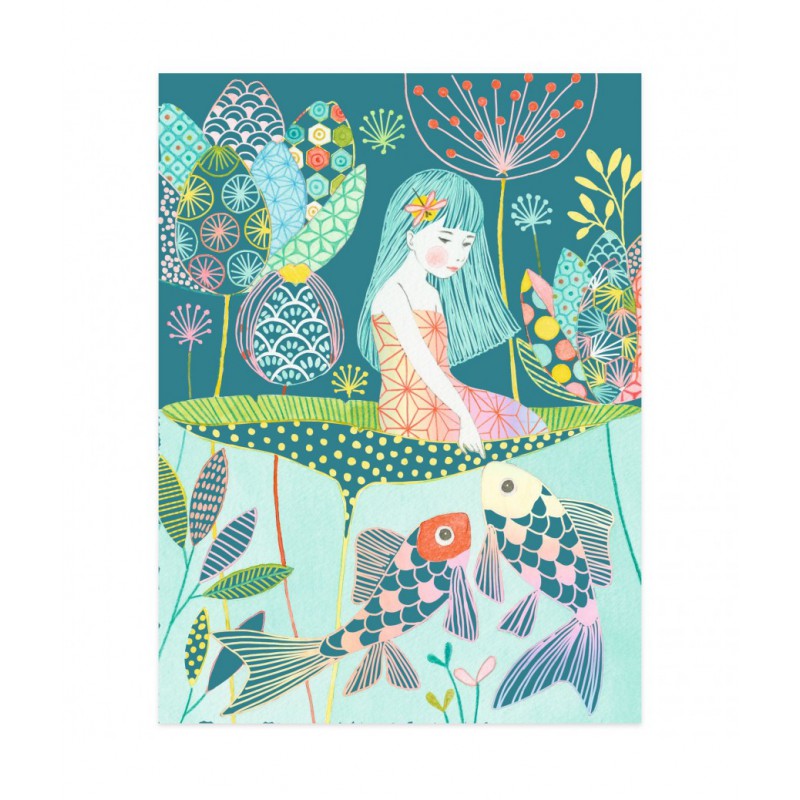 Djeco - Krasfolie, De vijver