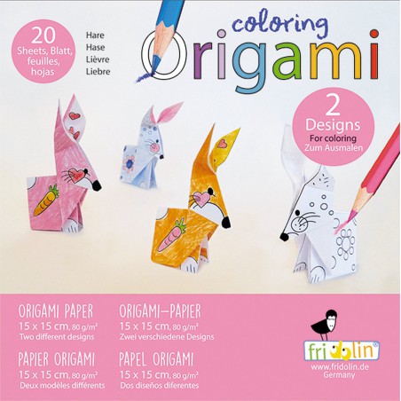 Fridolin Coloring Origami Haas 15*15