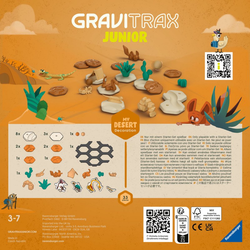 Gravitrax Junior: Uitbreiding My Desert decoration