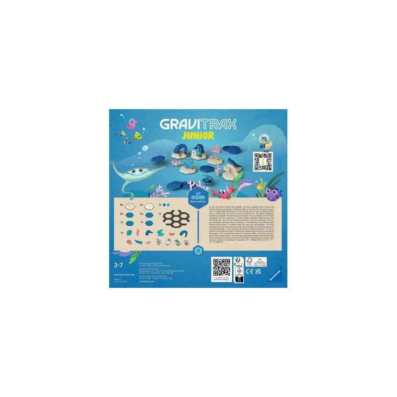 Gravitrax Junior: Uitbreiding My Ocean decoration Ravensburger