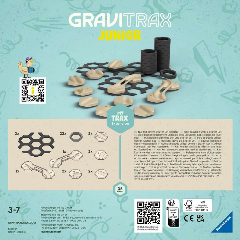 Gravitrax Junior: Uitbreiding My Trax extension Ravensburger
