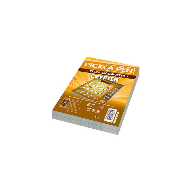 Pick a Pen Crypten -scoreblokken   Dobbelspel, 999 games