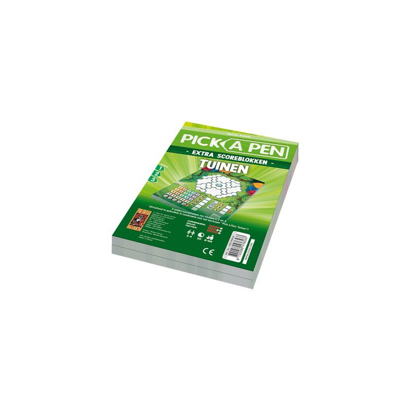 Pick a Pen Tuinen -scoreblokken   Dobbelspel, 999 games