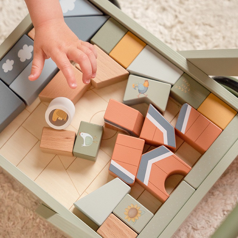 Blokkenkar - Little Farm - Little Dutch