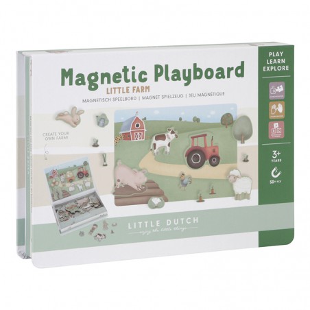 Magnetisch speelbord - Little Farm - Little Dutch