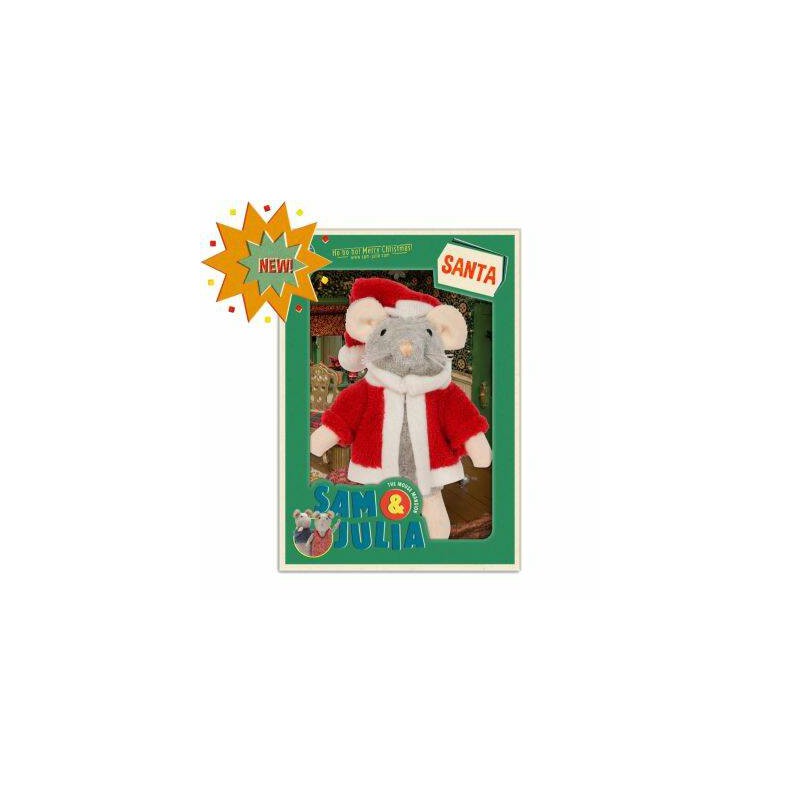 Het Muizenhuis Kerstman Knuffel (13CM)