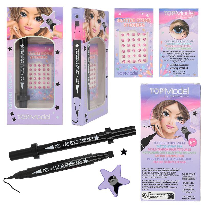 TOPModel Tattoo pen met glitter BEAUTY and ME 12745