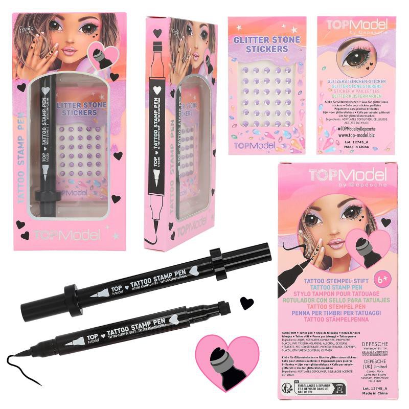 TOPModel Tattoo pen met glitter BEAUTY and ME 12745