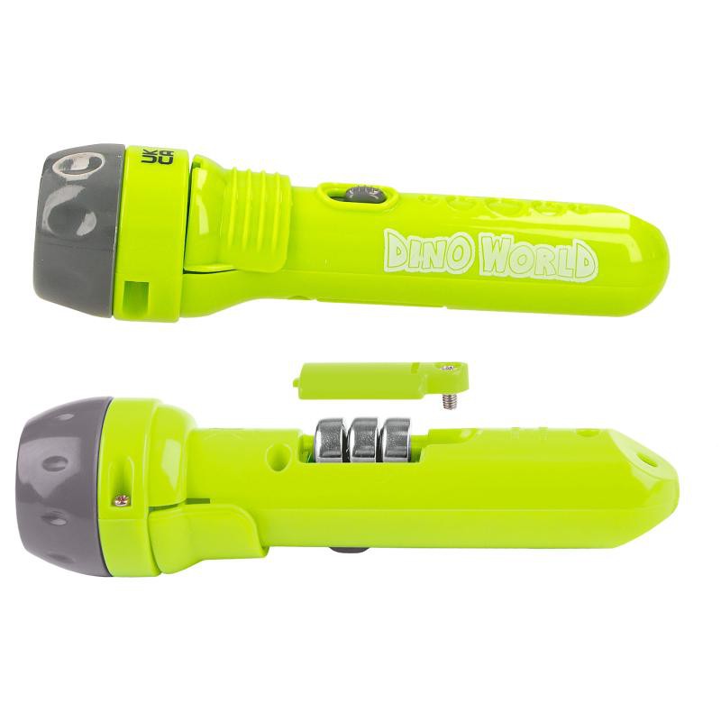 Dino World zaklamp met plaatjes 12638