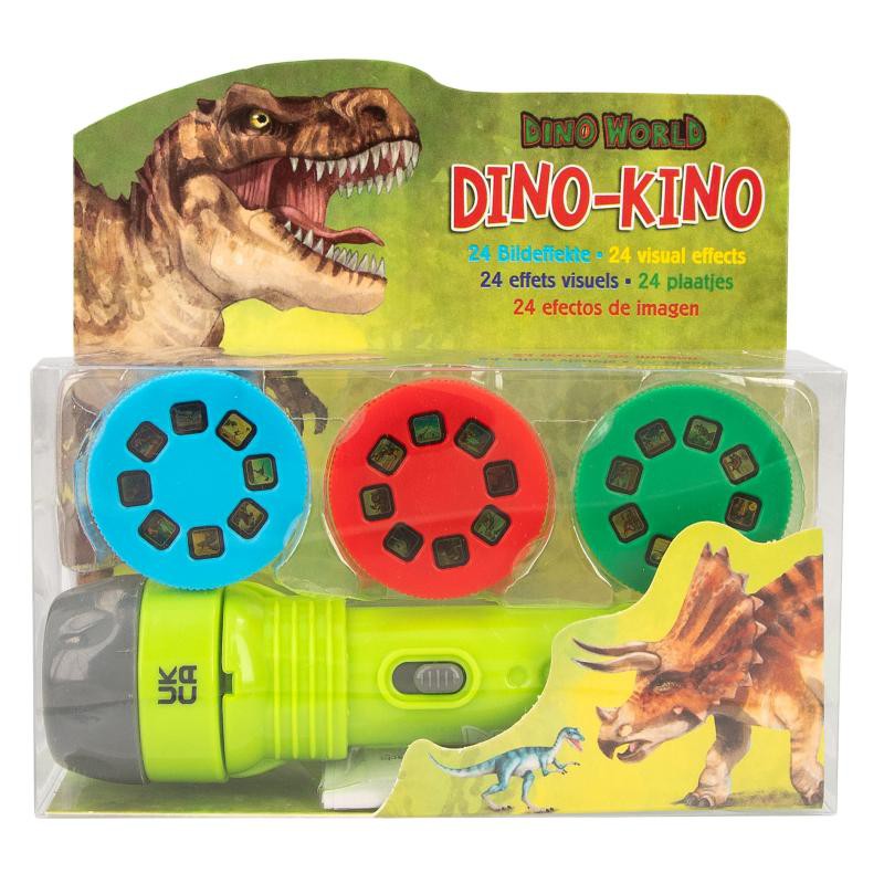 Dino World zaklamp met plaatjes 12638