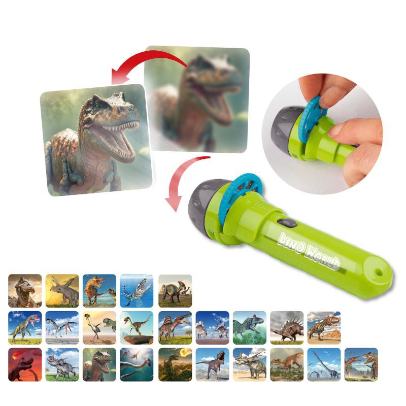 Dino World zaklamp met plaatjes 12638