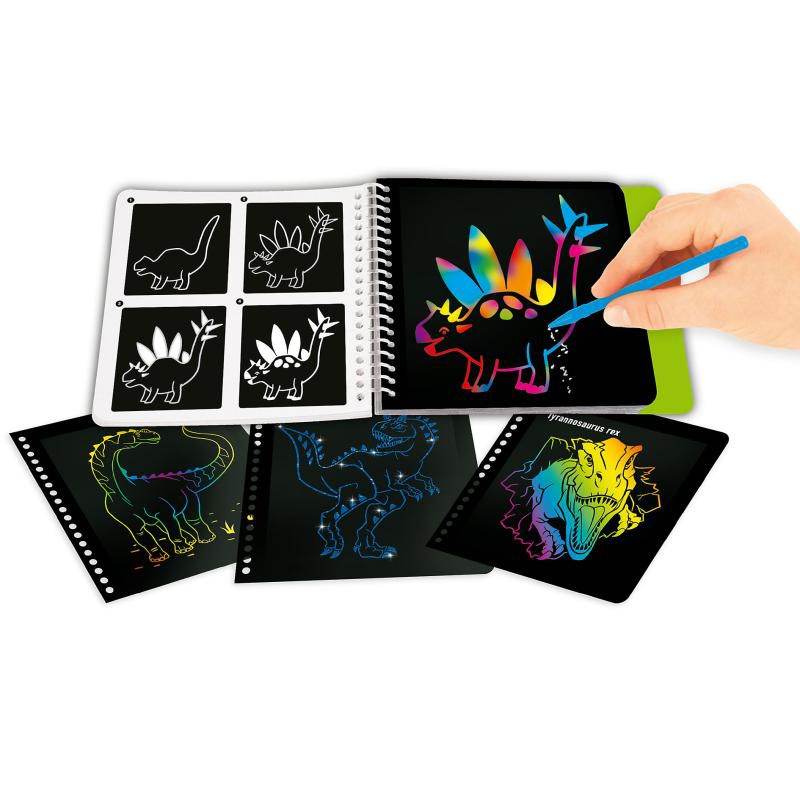Dino World Mini magic scratch boek 12733