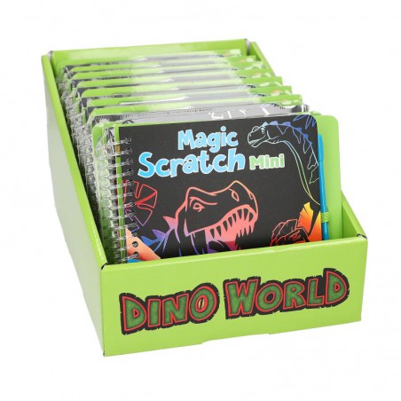 Dino World Mini magic scratch boek 12733