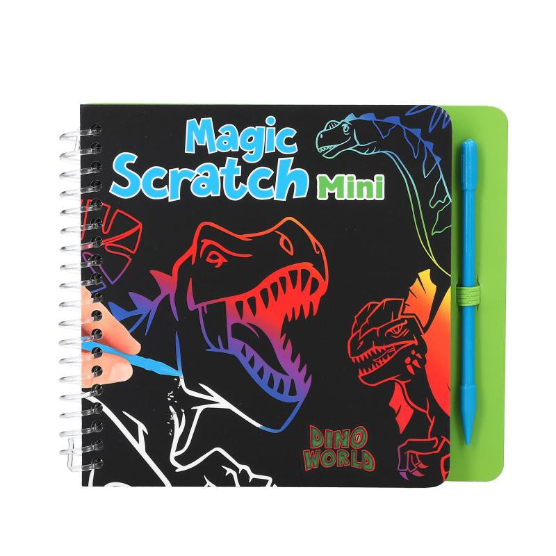 Dino World Mini magic scratch boek 12733