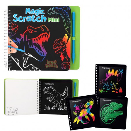 Dino World Mini magic scratch boek 12733