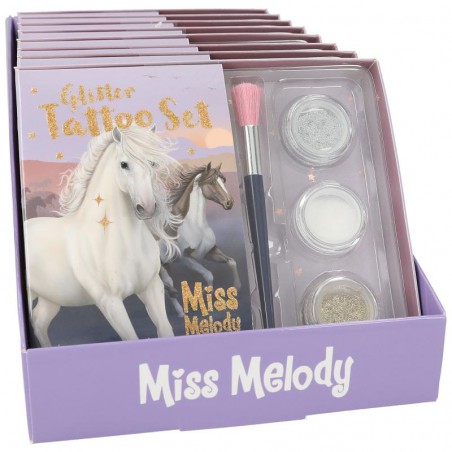 Miss Melody Glitter tattoos NIGHT HORSES 12657
