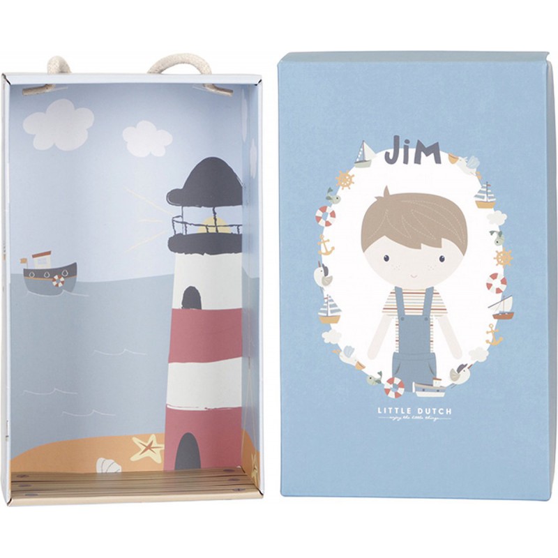Knuffelpop Jim, 35cm - Little Dutch, LD4560