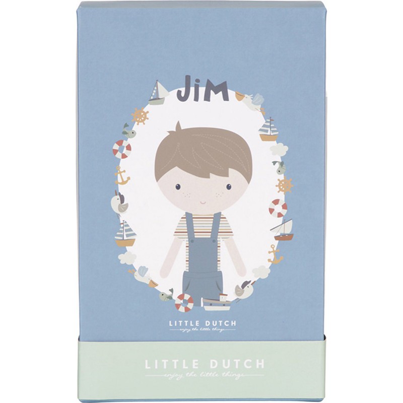 Knuffelpop Jim, 35cm - Little Dutch, LD4560
