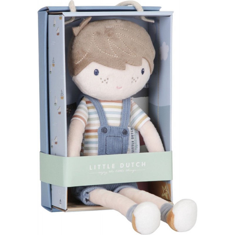 Knuffelpop Jim, 35cm - Little Dutch