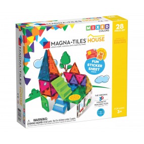 Magna-Tiles: Mixed Colors House 28 stuks