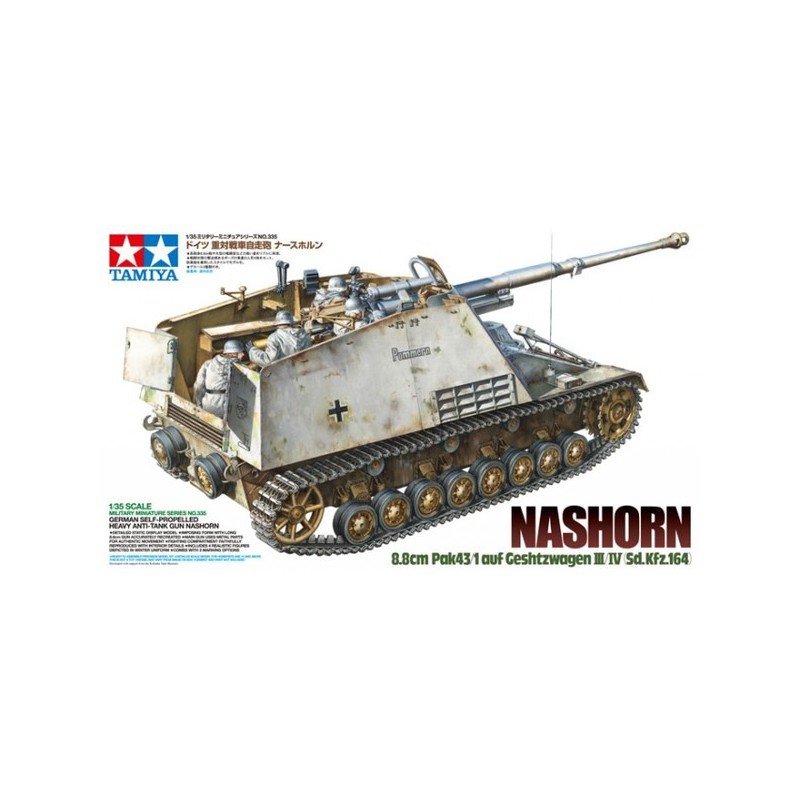 Panzerjäger Nashorn (Hornisse) Tank 1:35, Tamiya