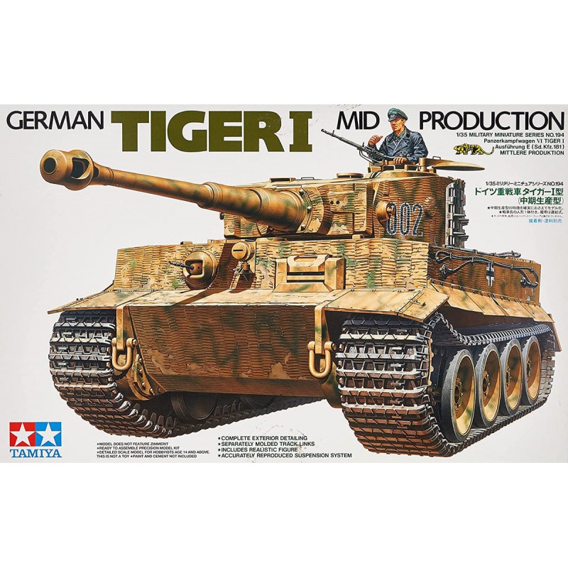 German Tiger I 1:35, Tamiya