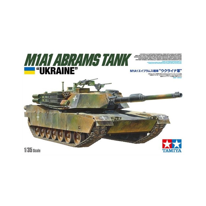 US M1A1 Abrams Ukraine Tank 1:35, Tamiya