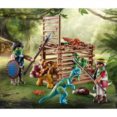 Playmobil Dino Rise Bevrijding van de Triceratops 71378