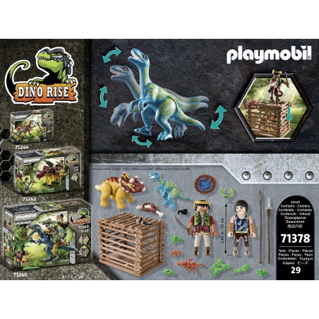 Playmobil Dino Rise Bevrijding van de Triceratops 71378