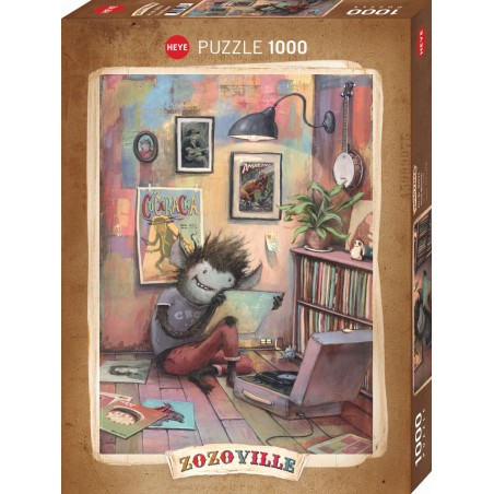 Vinyl Monster  Zozoville  Heye Puzzel 1000 stukjes