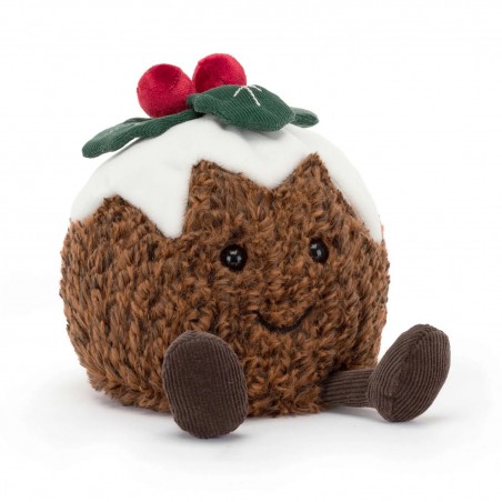 Amuseable christmas pudding, Jellycat