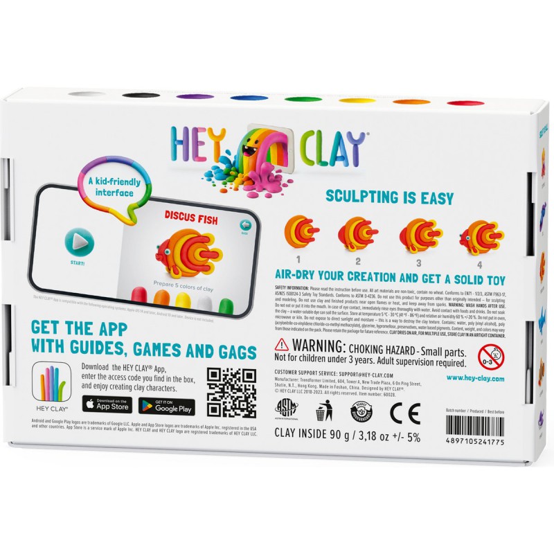 Hey Clay: Oceaan, discus-, clownvis en paling