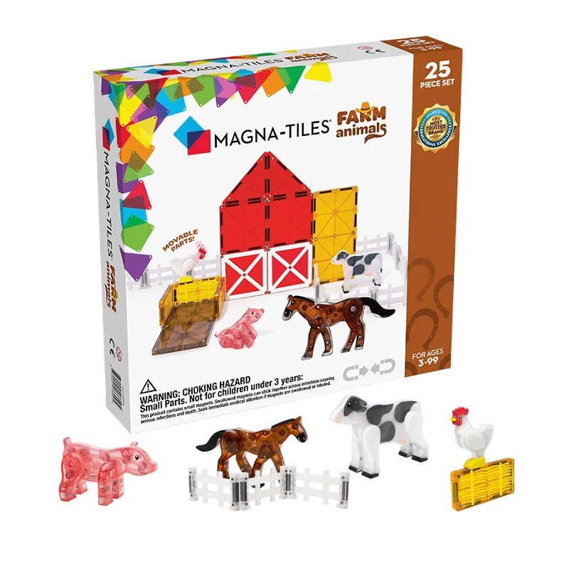 Magna-Tiles: Farm animal 25 stuks