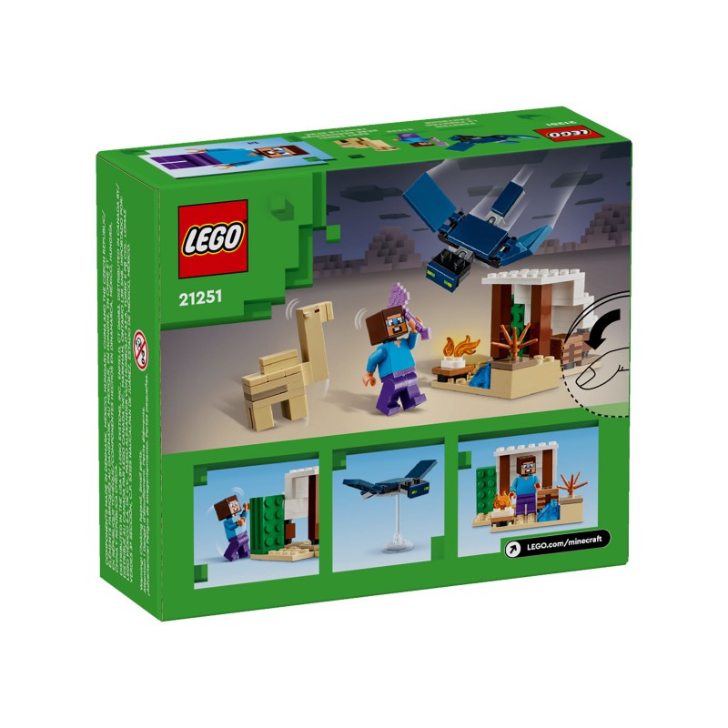 LEGO Minecraft - 21251 Steve's woestijnexpeditie