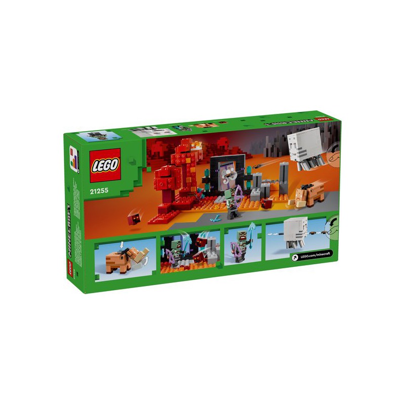 LEGO Minecraft - 21255 Hinderlaag bij het Nether-portaal