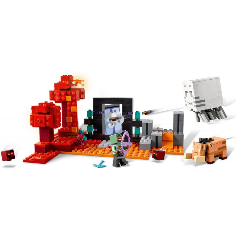 LEGO Minecraft - 21255 Hinderlaag bij het Nether-portaal