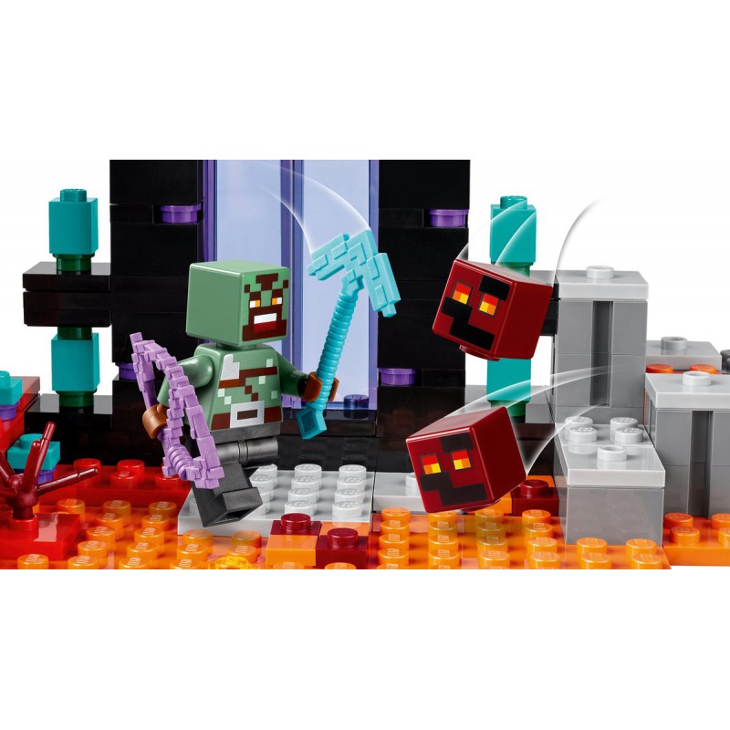 LEGO Minecraft - 21255 Hinderlaag bij het Nether-portaal