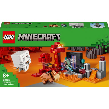 LEGO Minecraft - 21255 Hinderlaag bij het Nether-portaal