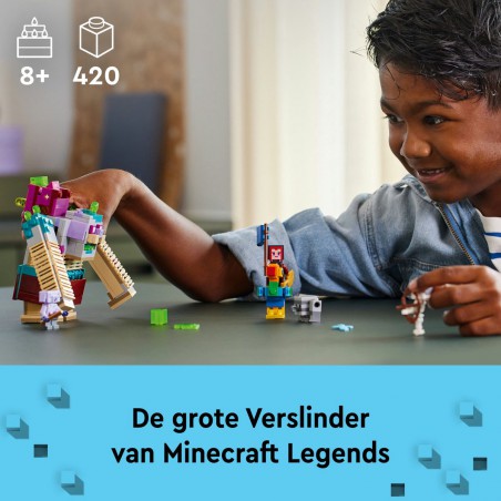 LEGO Minecraft - 21257 Duel met de Verslinder