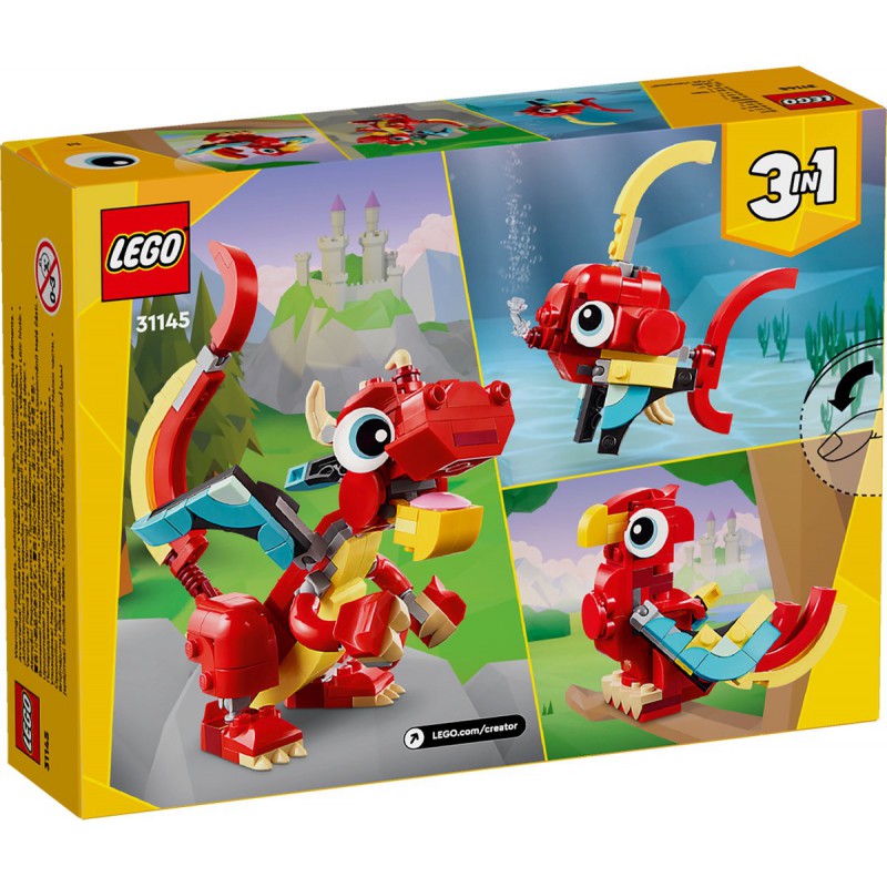 LEGO CREATOR - 31145 Rode draak