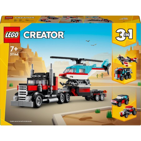 LEGO CREATOR - 31146 Truck met helikopter