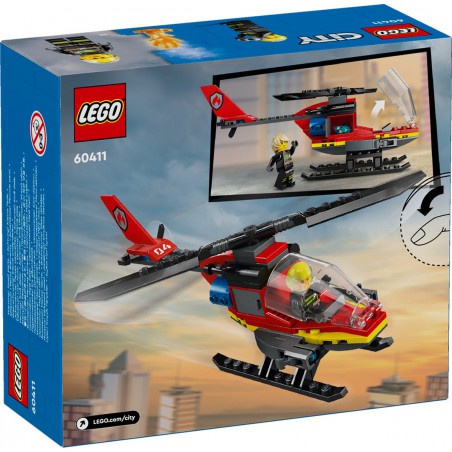 LEGO - City Brandweerhelikopter 60411