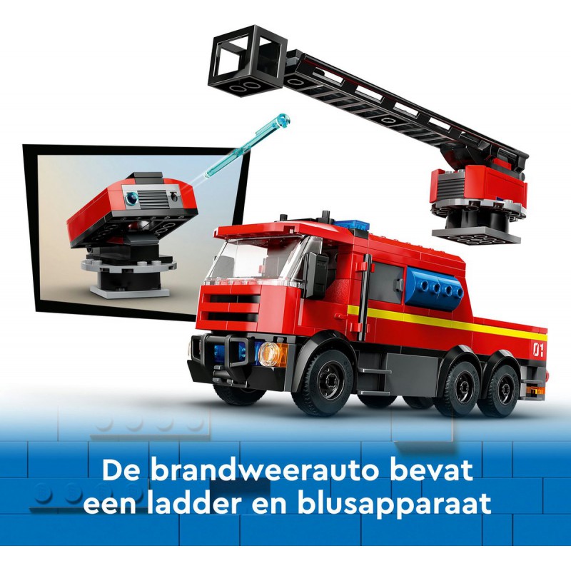 LEGO - City Brandweerkazerne en brandweerauto 60414