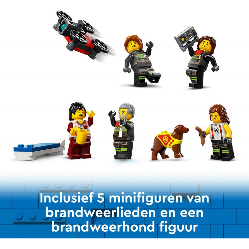 LEGO - City Brandweerkazerne en brandweerauto 60414