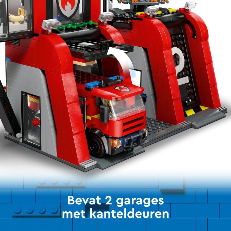 LEGO - City Brandweerkazerne en brandweerauto 60414