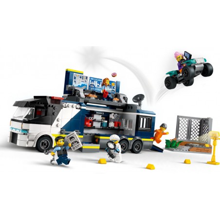 LEGO City 60418 Politielaboratorium in truck