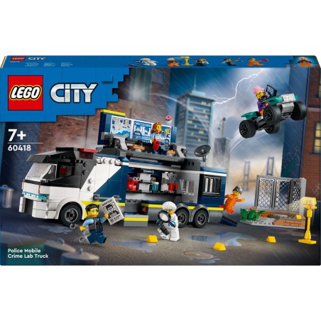 LEGO City 60418 Politielaboratorium in truck